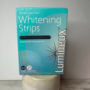 Luminuex Whitening Strips 42 Count 21 Treatments Enamel Safe Peroxide Free NEW